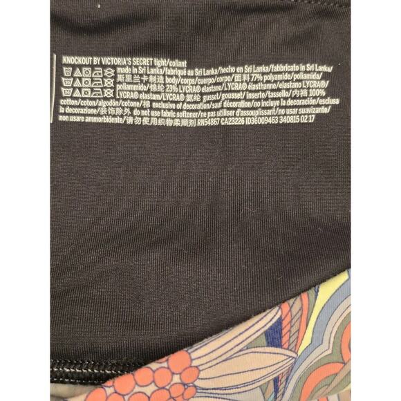 Victoria Secret Sport Knockout Floral Print High Rise Legging Woman Sz L/170/80A - Picture 5 of 6